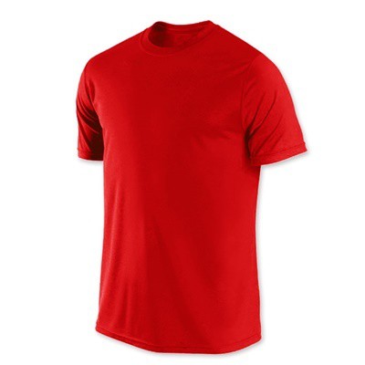 red dri fit t shirt