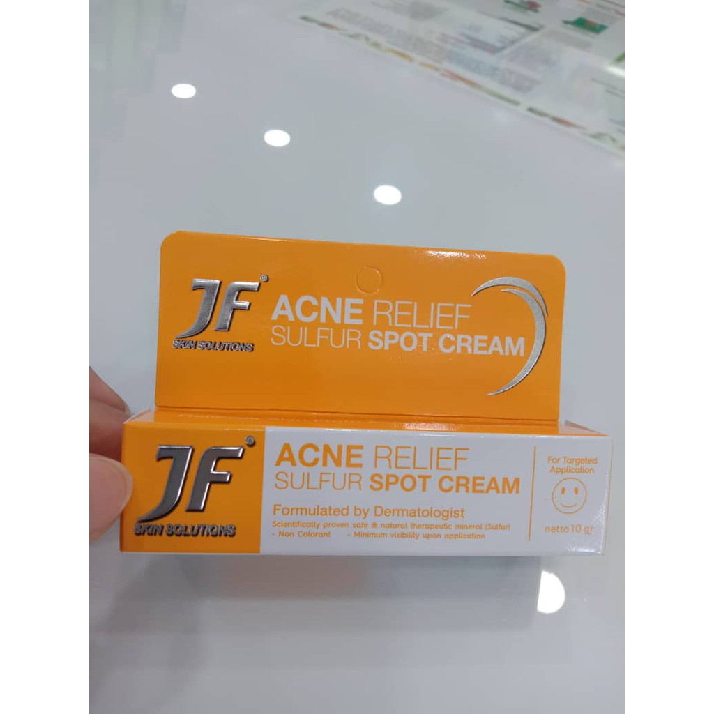 jf acne relief sulfur spot cream