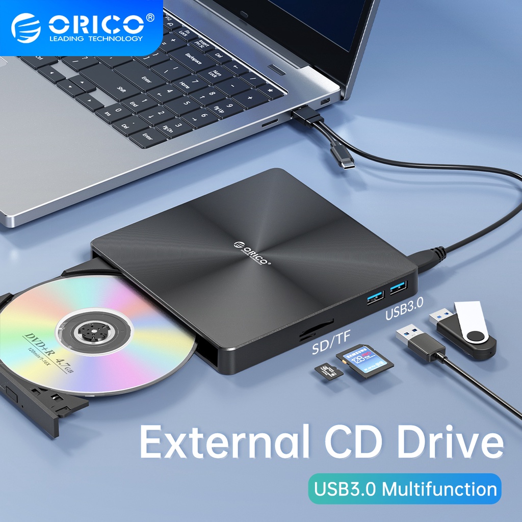 ORICO USB 3.0 Slim External DVD Drive Portable Writer Recorder DVD/CD