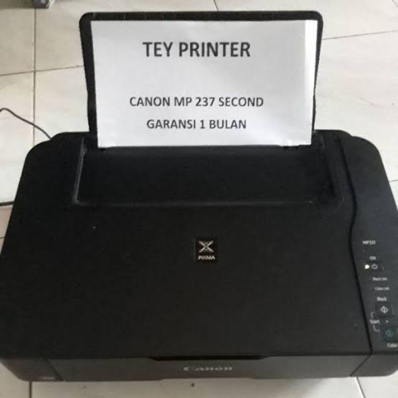 Used Canon Mp 237 Printer Canon Pixma Mp237 Second Printer Shopee Singapore