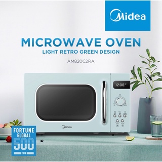 MIDEA  21L MICROWAVE OVEN  TIFFANY GREEN  RETRO DESIGN  AM820C2RA #1