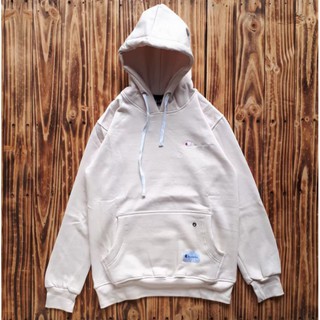 champion reverse weave hoodie cream