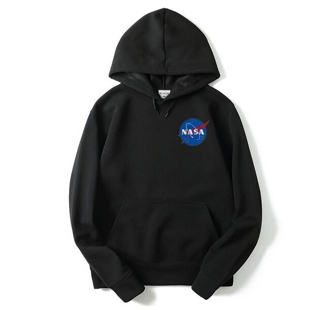 nasa hoodie mens black