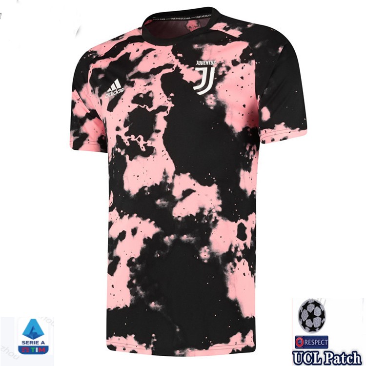 juventus pink training top