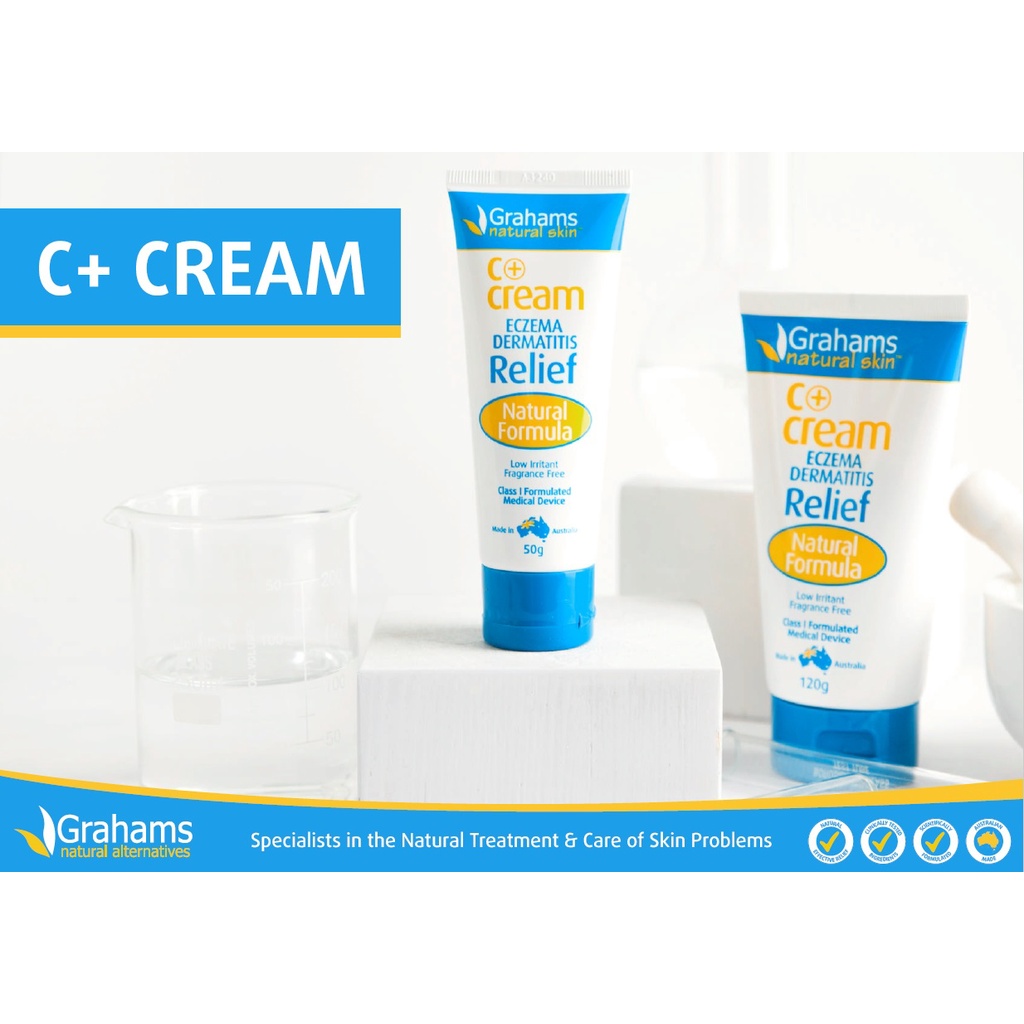 Grahams Natural Skin C Eczema Dermatitis Relief Cream 50 120 Grams Shopee Singapore