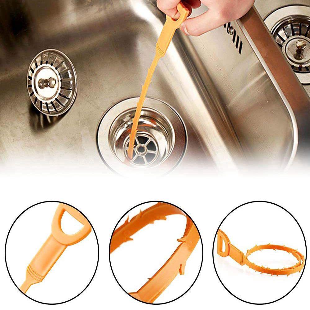 Kitchen Drain Sink Cleaner Bathroom Unclog Drain Clog Hair Removal Stabs Tool #1