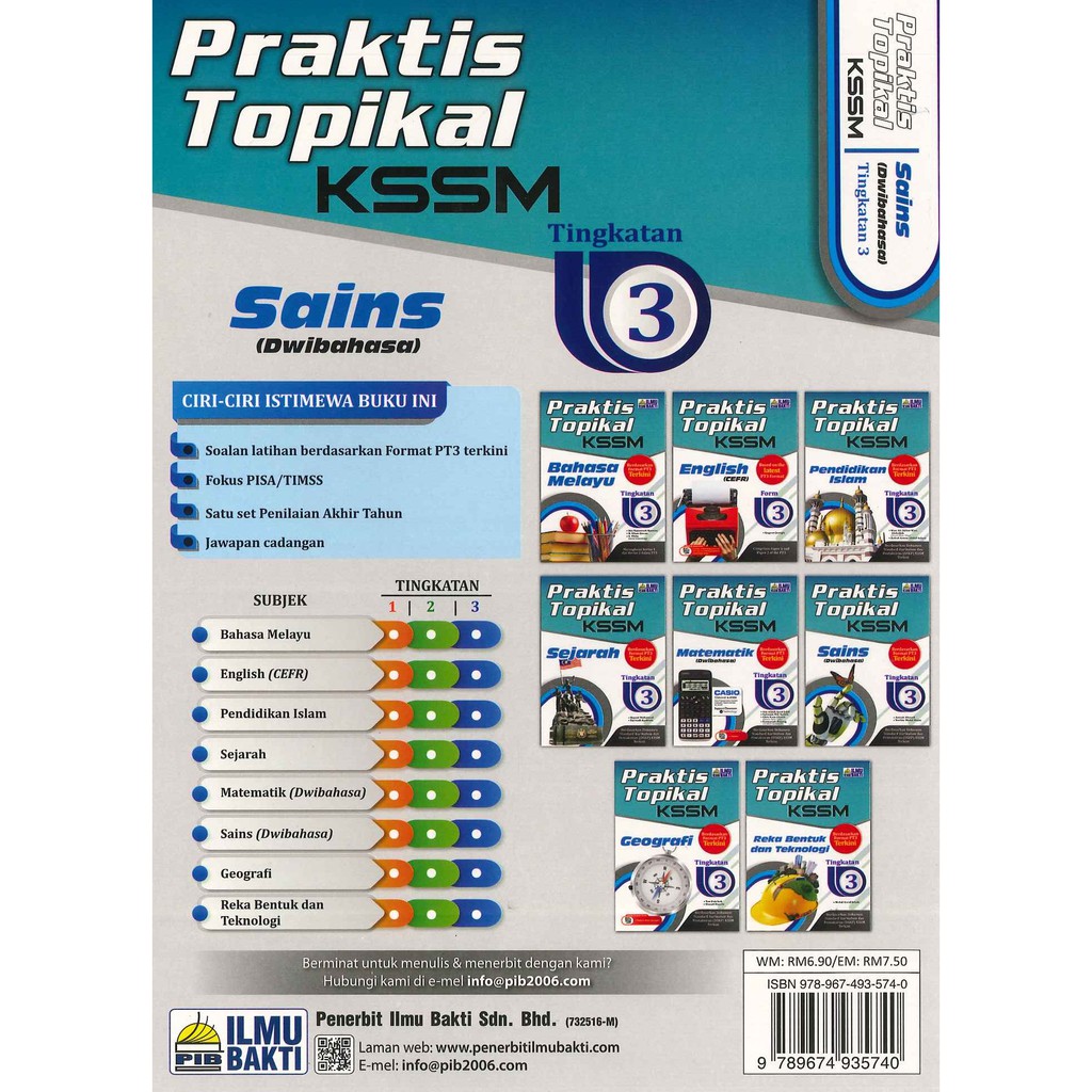 Ready Stock Practical Training Book Kssm Science Dual Language Level 3 Shopee Singapore