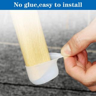4Pcs Furniture Leg Silicone Protection Covers / Chair Legs Caps / Anti-Slip Table Feet Pad Floor Protector / Foot Protection Bottom Cover Prevents Scratches and Noise #1