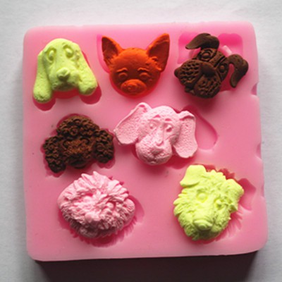 puppy fondant cake