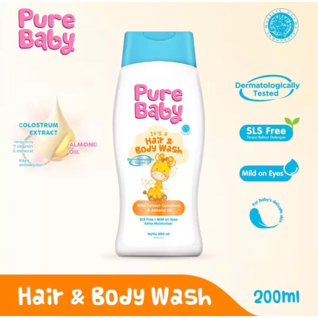 pure baby body wash