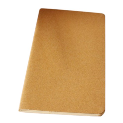 Notebook blank notepad book vintage soft copybook daily memos Kraft paper journa