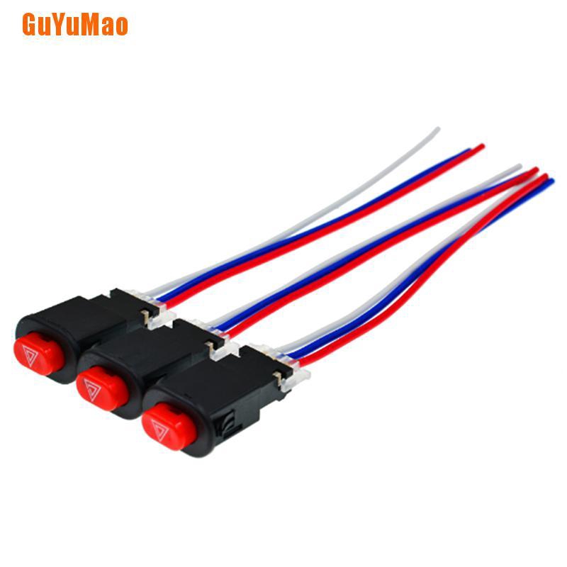 Guyu Motorcycle Hazard Light Switch Double Warning Flasher Emergency Signal W 3 Wires Hoo Shopee Singapore