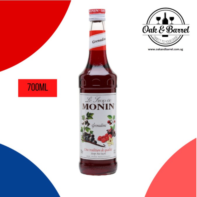 Monin Grenadine Syrup 700ml (BBD Feb 2024 ) Shopee Singapore