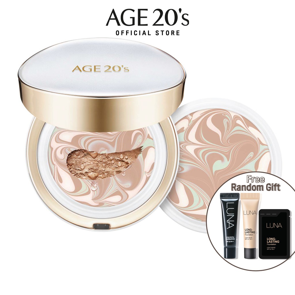 [AGE 20's] Signature Foundation Cushion Long Lasting 14g x 2ea Shopee