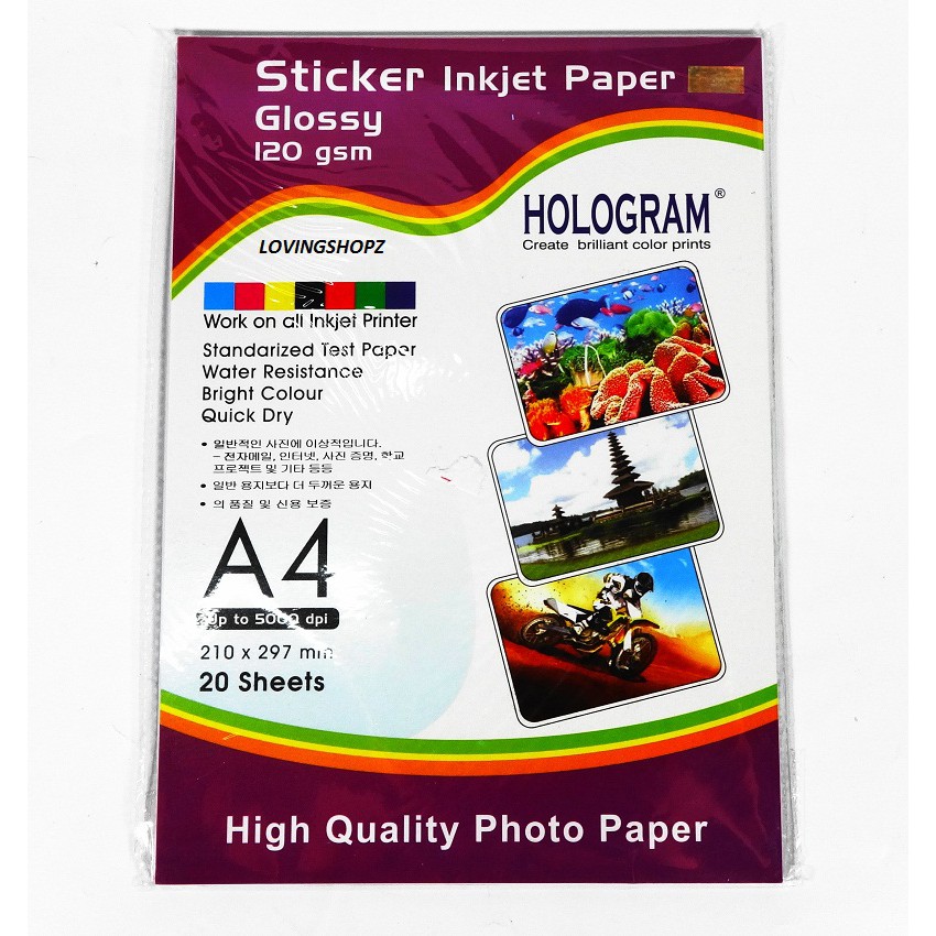 sticker inkjet