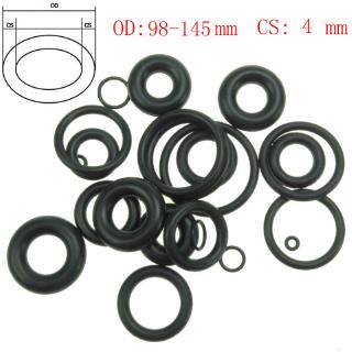 5Pcs 50mm x 1.9mm Rubber O-rings NBR Heat Resistant Sealing Ring Grommets Black 