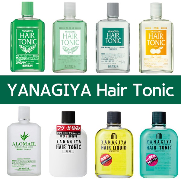 Yanagiya Hair Tonic Scalp Care 240ml Prevent Hair Loss Made In Japan Shopee Singapore