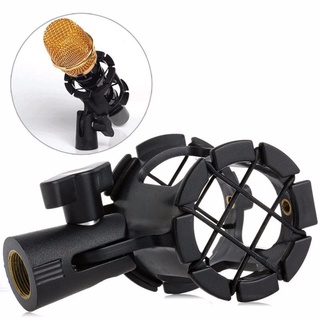 New💋1PC Universal Mic Shotgun Microphone Suspension Shock Mount Clip Condenser Holder Studio Sound Recording Stand M4UZ