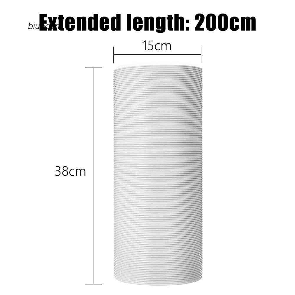 2M heDIANz 1.5m/2m/3m Exhaust Hose 15cm Dia Free Extension for Portable Air Conditioner 