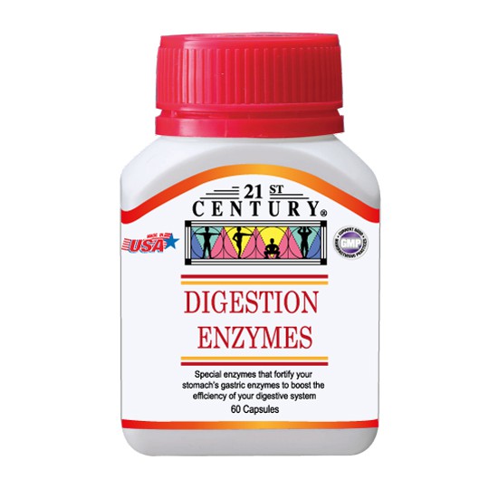 21st Century Digestion Enzymes, Stops Stomach Gas, Bloating
