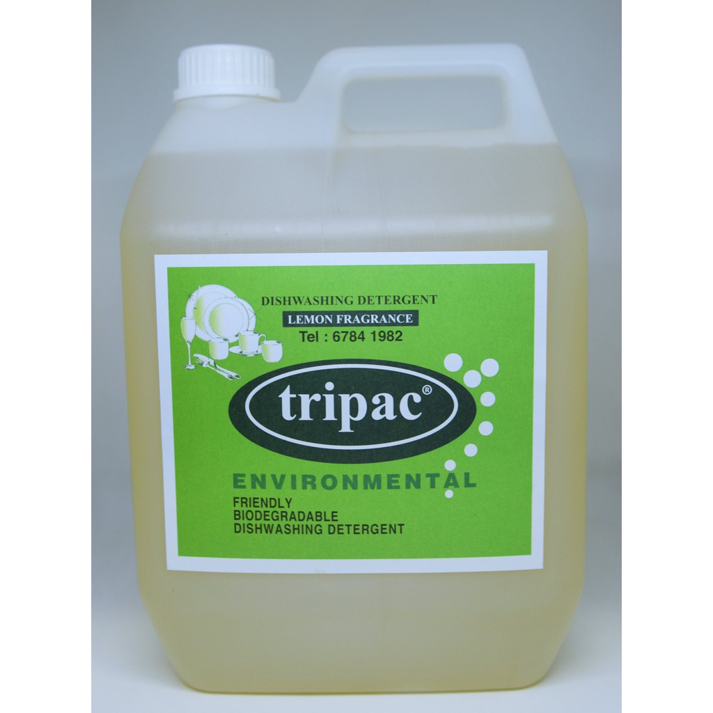 TRIPAC Biodegradable Dishwashing Detergent (5Litres) Shopee Singapore