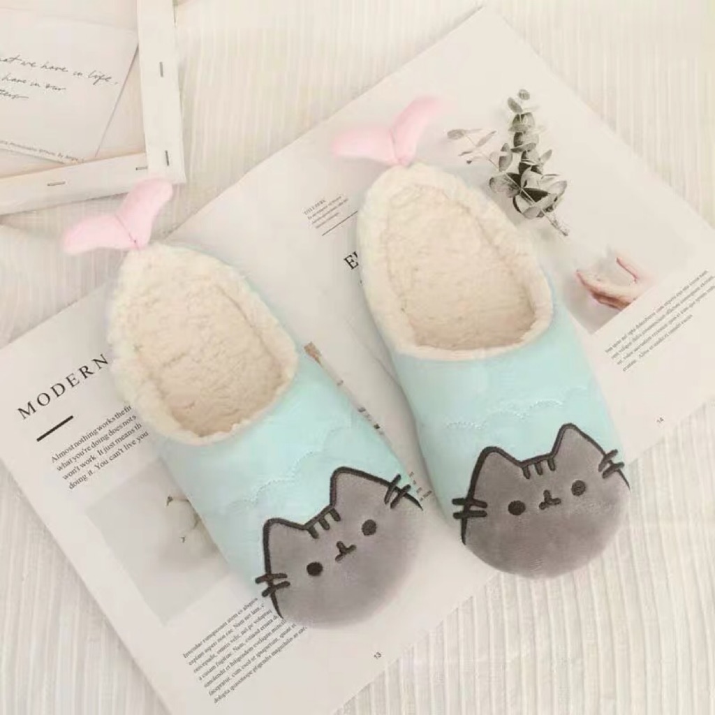 Pusheen The Cat Bedroom Slippers