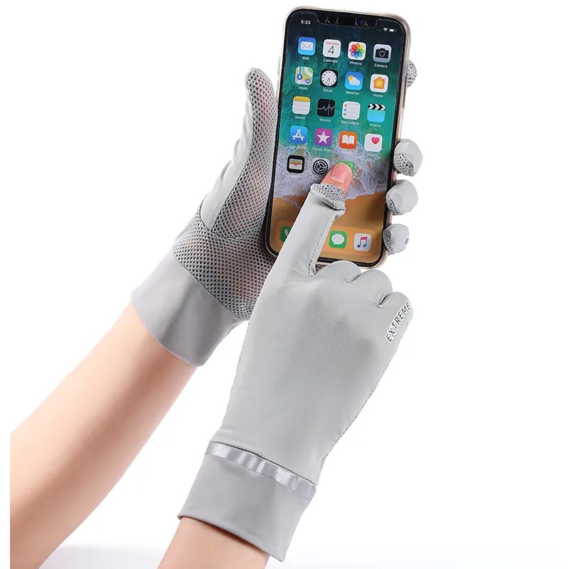 gloves with cell phone fingers