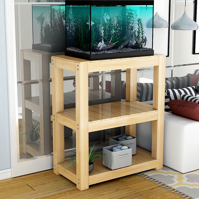 solid wood aquarium stand
