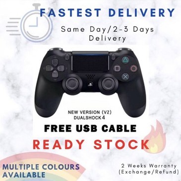 ps4 controller 2 day shipping