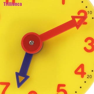 [Trillionca] Kid 4 inch 12/24 hour gear clock montessori student learning clock time teacher #3