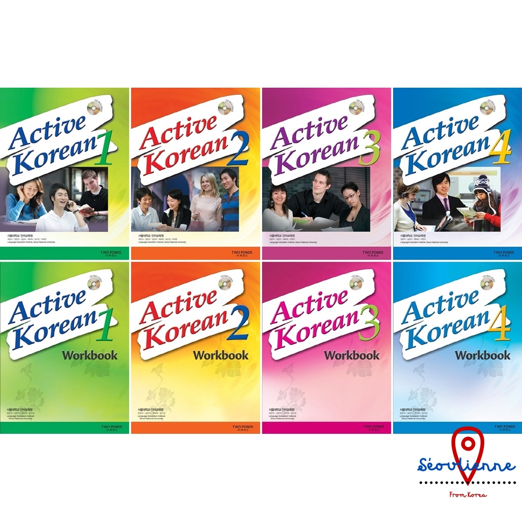 [Korean Textbook] Active Korean Textbook & Workbook 14 by Seoul