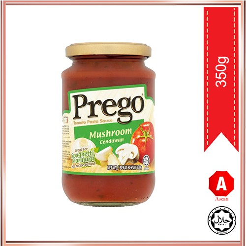 Prego Mushroom Pasta Sauce Jar 350g Asean Os Shopee Singapore