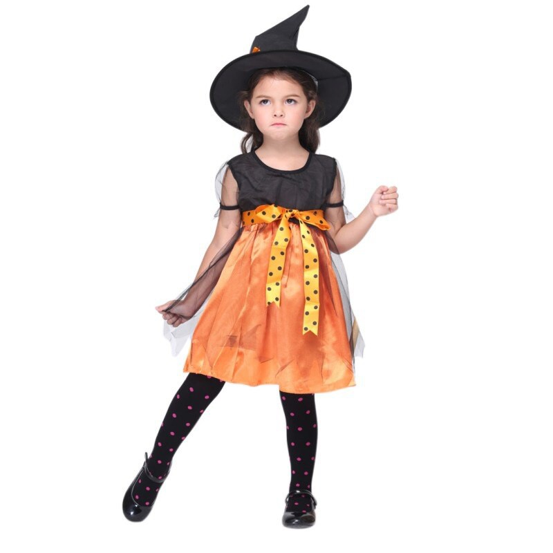Kids Halloween Cosplay Party Costume Dress Little Girls Cute Little