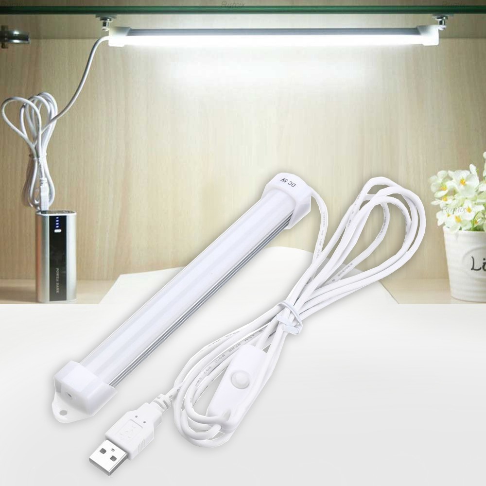 【Ready Stock】18/35/52cm USB LED Light Portable Tube Strip Mount Hang Desk Lights Reading Lamp