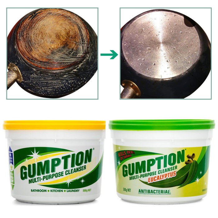 [GUMPTION] 1+1 MultiPurpose Paste Cleanser for Bathroom, Kitchen, and