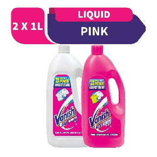 Vanish Liquid Laundry Fabric Stain Remover 1 5l Shopee Singapore