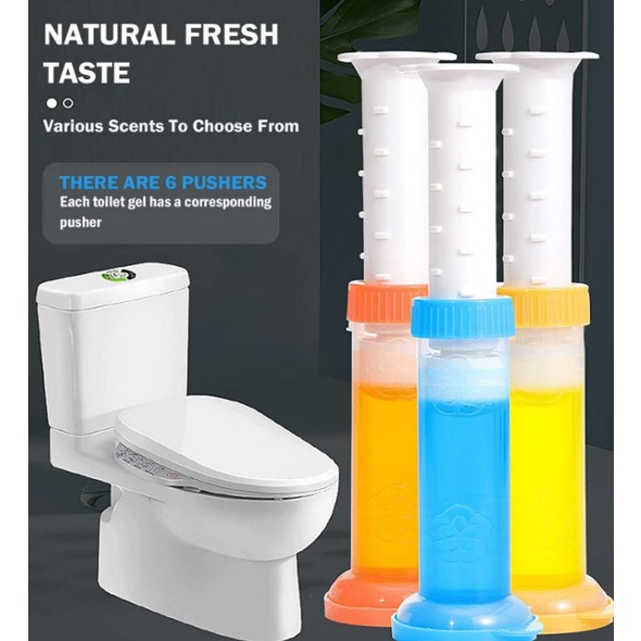 Toilet Gel Stamp Flower Stamp Gel with Air Freshening Scent Toilet Bowl