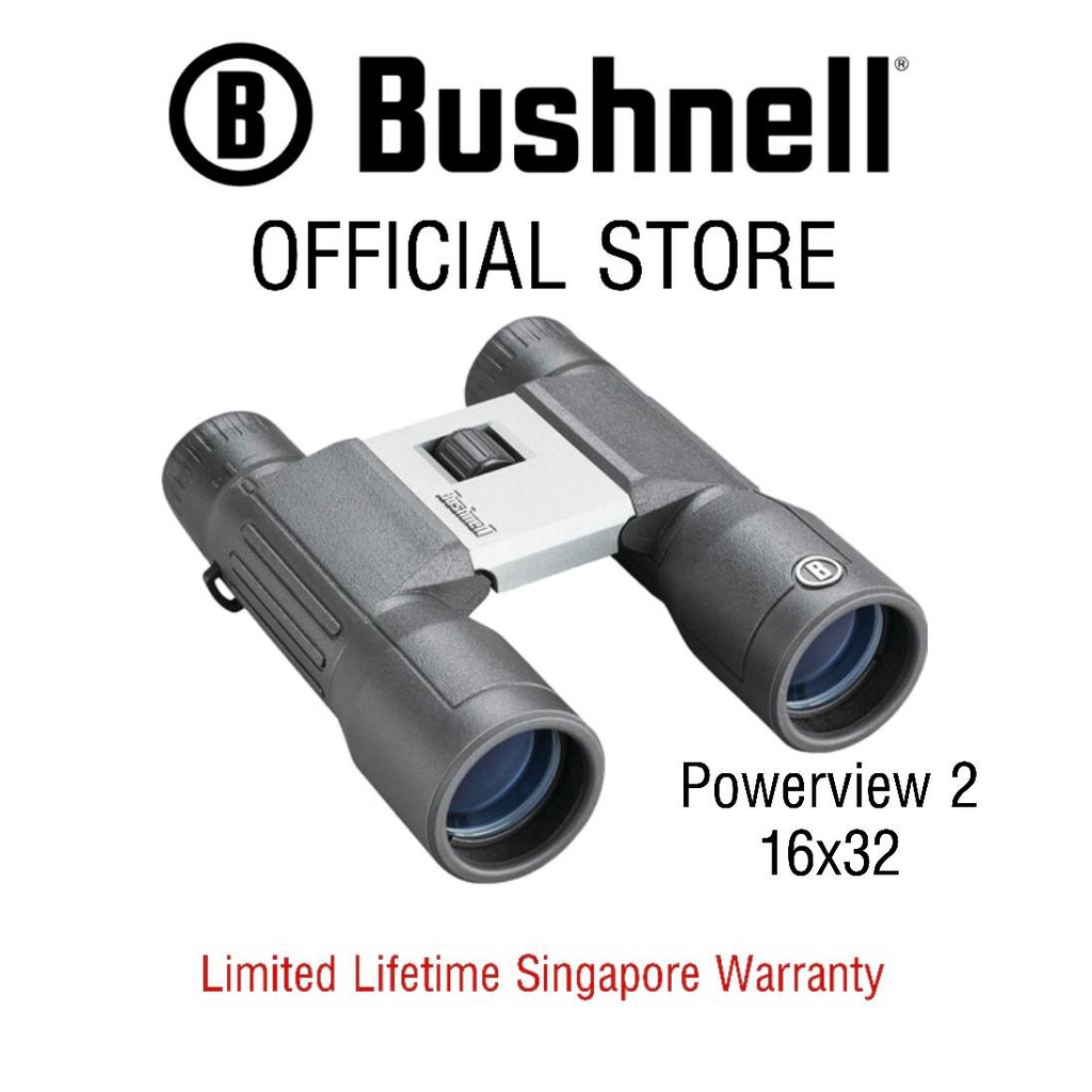 Bushnell Binoculars Powerview 2 16 X 32 (PWV1632) Bubble Store