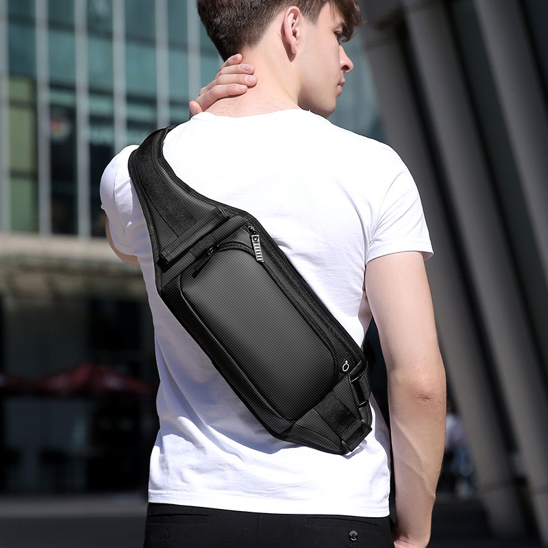 New Men's Cross Body Bags 7.9 inch Ipad Sling Bag Large Capacity ...