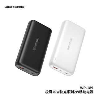WK Gifon Series quick charge power bank pd + qc3.0 10000mah 20000mAh 30000mAh 20W phone charger PowerBank Charging