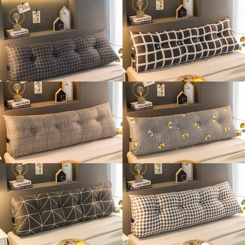 Bedside cushion triangle twoseater sofa large back cushion soft