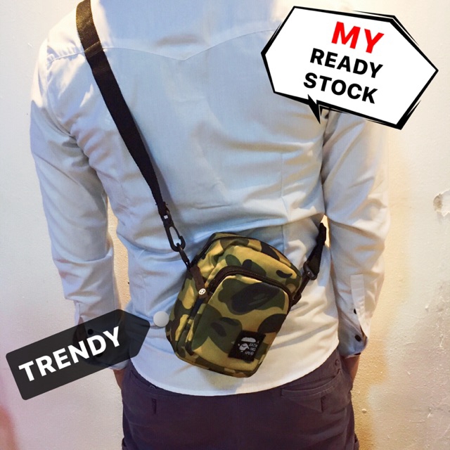 bathing ape sling bag