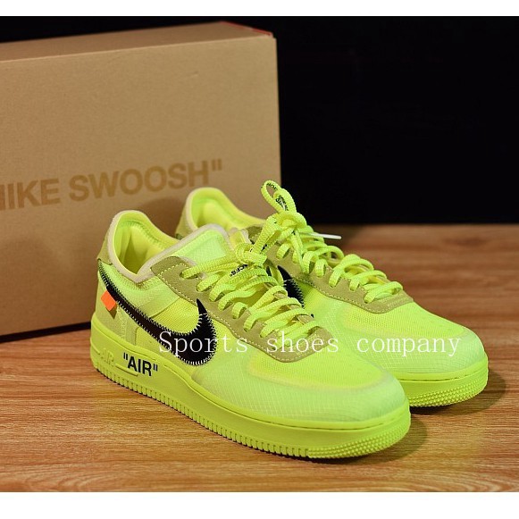 100 Original Off White X Nike Air Force 1 Low Sneaker Shoes Shopee Singapore