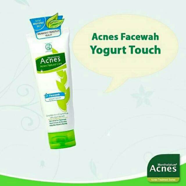 Acnes Natural Care Yogurt Touch Face Wash 100 Gr Shopee Singapore