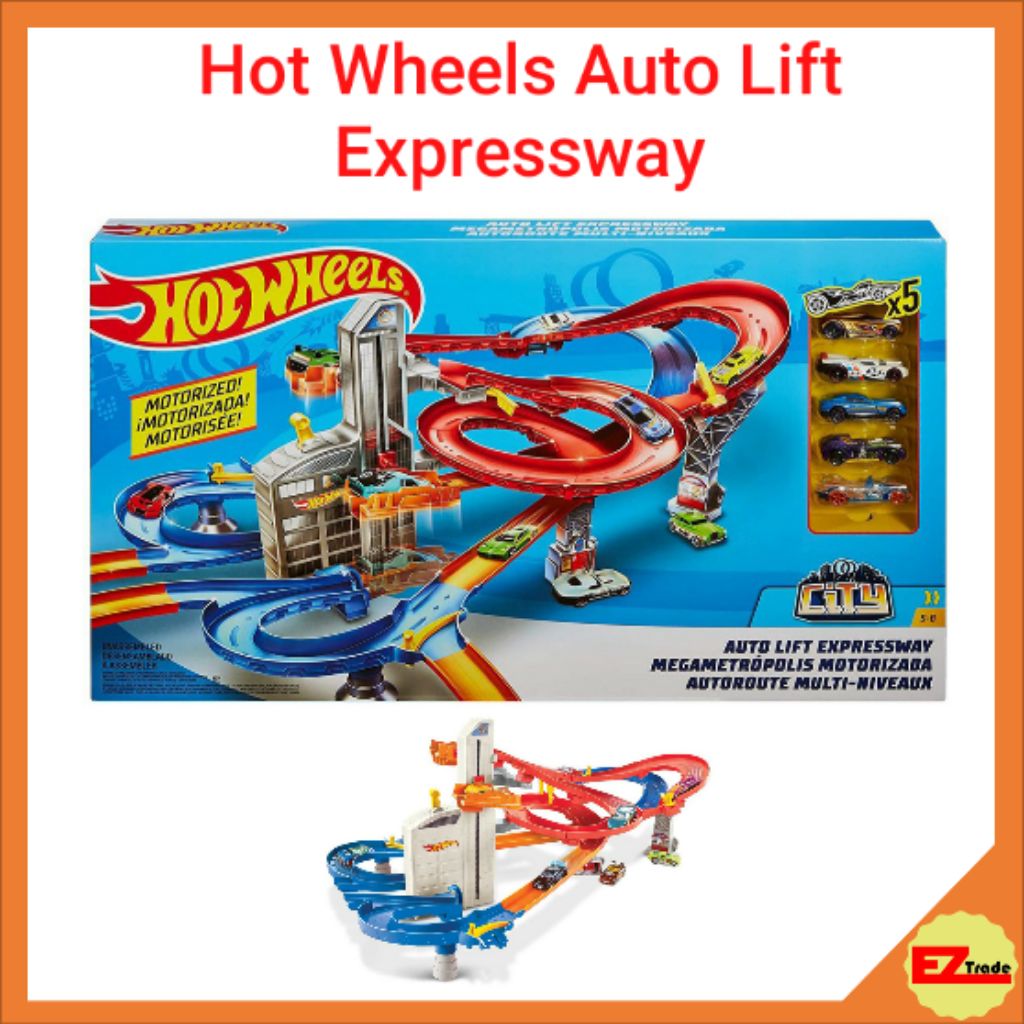 hot wheels city auto lift expressway