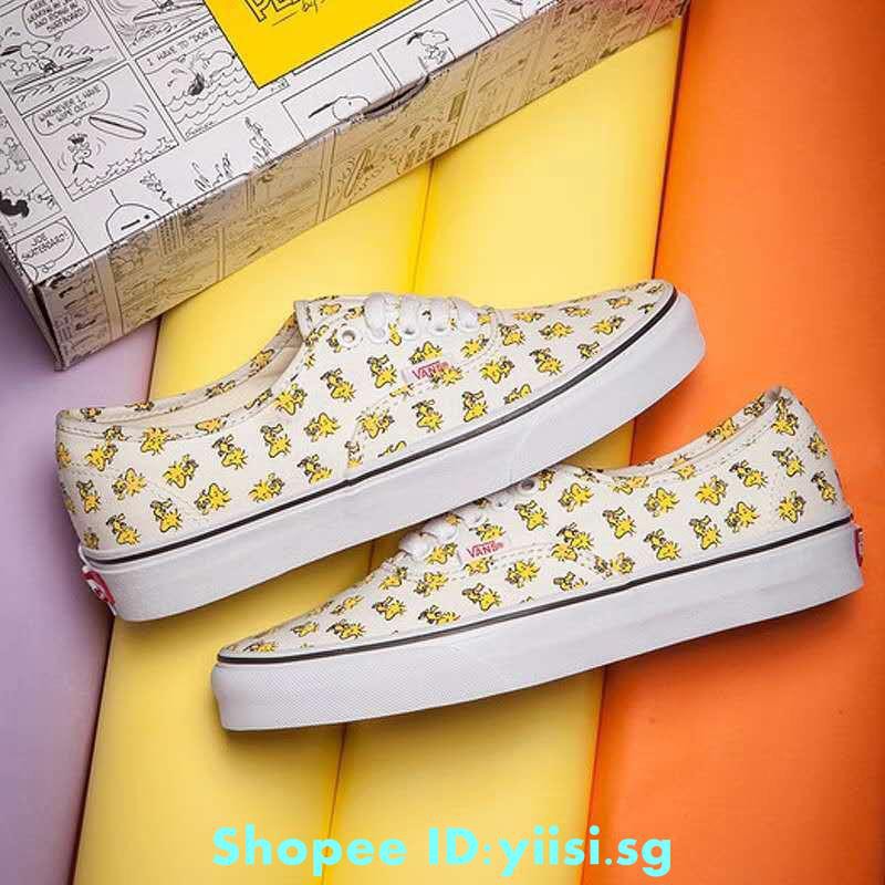 vans peanuts yellow