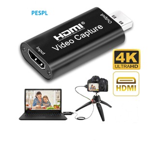 HDMI to USB2.0 Video Capture Card 4K 1080P HD Recorder Game Video Live Streaming