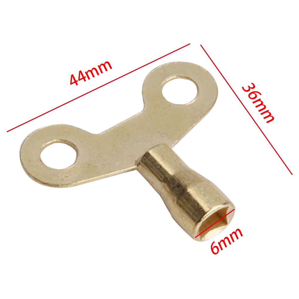 2PCS Water Tap Key Faucet Hole Radiator Plumbing Bleed Brass Special