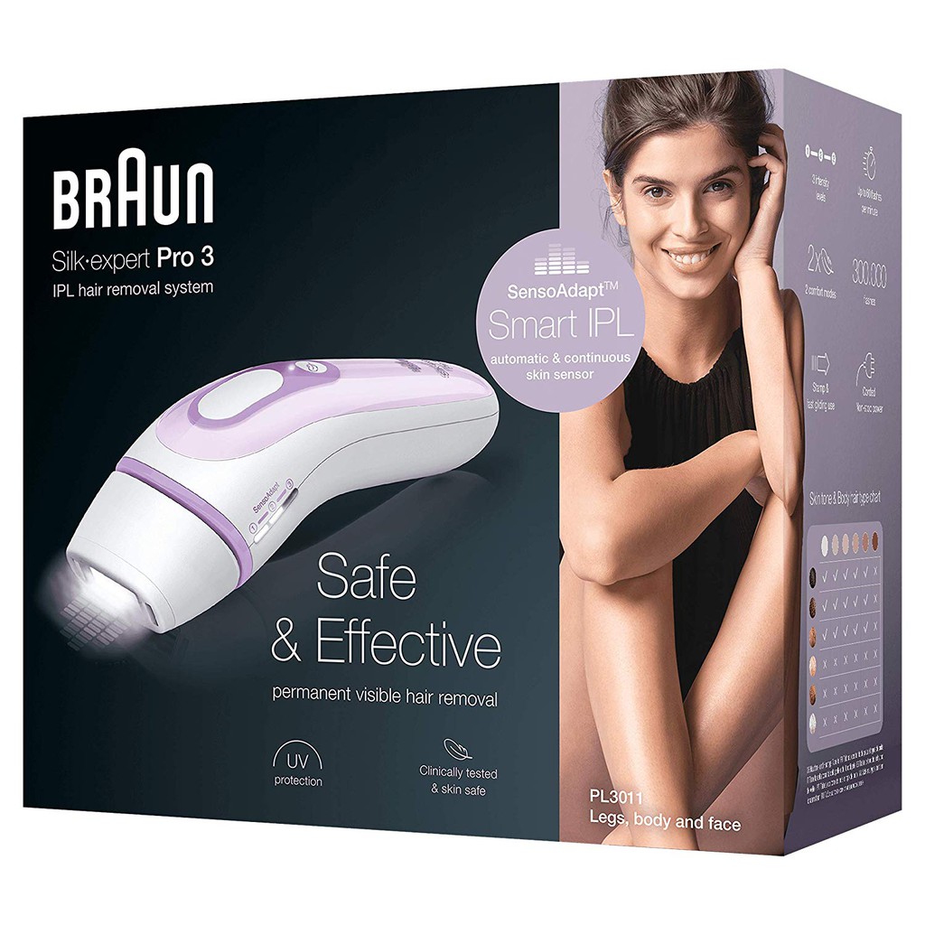 braun ipl silk expert pro 3 pl 3132 permanent hair removal for women for legs face body precision head white and lilac shopee singapore