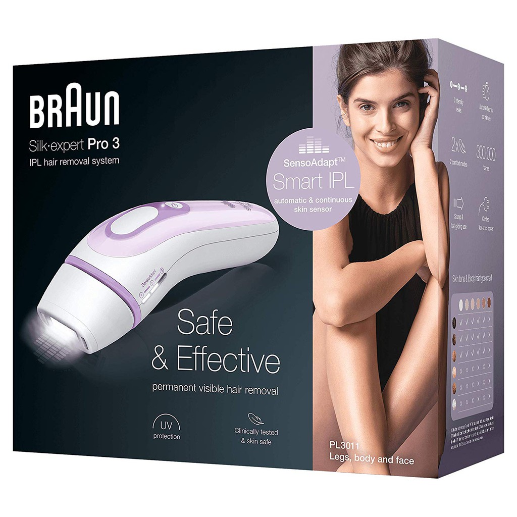 Braun Silk Expert Pro 3 Pl 3132 Intense Pulse Light Ipl For Hair Removal Venus Razor And Convenient Pouch Shopee Singapore